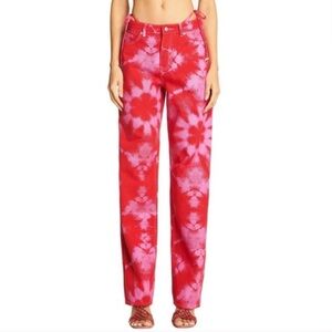 I AM GIA Balin Tie Dye Straight Leg Denim Pants